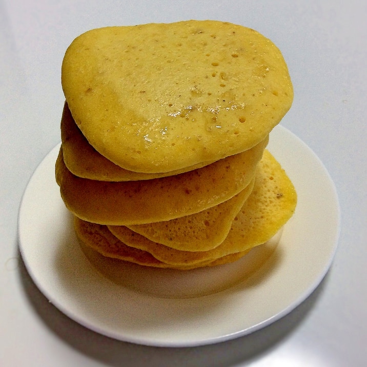 簡単♪小麦粉でホットケーキ